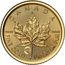 1/10 Unze Gold Maple Leaf 2025 Privy Mark Polarbär (Auflage: 5.000)