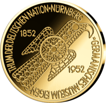 1/4 Unze Gold 5 Deutsche Mark Germanisches Museum 2025 (Auflage: 499 | Polierte Platte)