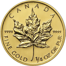 1/4 Unze Gold Maple Leaf 2014