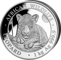 1 kg Silber Wildlife Leopard 2025 (Auflage: 500)