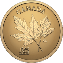 0,5g Gold Canada's Arboreal Emblem 30.Jübiläum 2026 (Auflage: 20.000 | Reverse Proof)