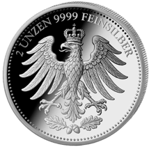 2 Unze Silber 1 Reichsmark 2025 (Auflage: 500 | Polierte Platte)