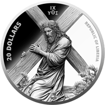 1 Unze Silber Jesus Christus 2025 (Auflage: 1.000 | Polierte Platte)