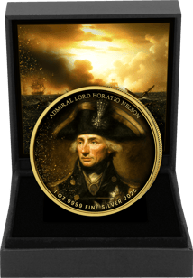 1 Unze Silber Schlacht von Trafalgar 2025 (Auflage: 100 | teilvergoldet)
