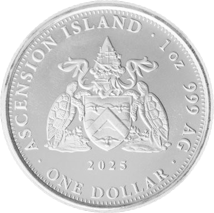 1 Unze Silber Ascension Island 2025
