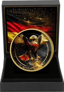 1 Unze Silber Deutsche Wahrzeichen Brandenburger Tor 2025 (Auflage: 100 | teilvergoldet)