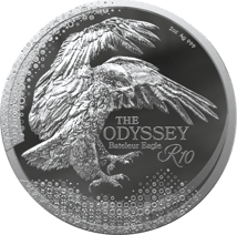 2 Unze Silber Odyssey of the Sky Bateleur Eagle 2025 (Auflage: 5.000 | Polierte Platte)