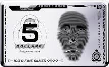100g Silber Banknote Münzbarren Niue 2025 (Auflage: 3.000)
