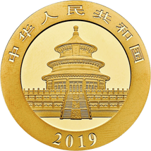 15g Gold China Panda 2019