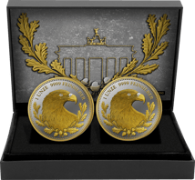 Unter den Linden Silber Set 2025 (Auflage: 250 | teilvergoldet | Polierte Platte)