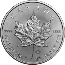 500 x 1 Unze Silber Maple Leaf 2020 (Masterbox)