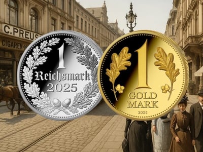 Reichsmark oder Goldmark im Jahr 2025? Ein stiller Aufstand gegen das Papiergeld