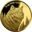 0,5g Gold Heimische Tiere Wolf 2025 (Auflage: 1.000 | Polierte Platte)