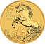 1/2 Unze Gold Lunar III Pferd 2026