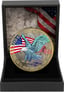 1 Unze Silber American Eagle Antik Finish meets Holo 2025 (Auflage: 100 | teilvergoldet)