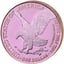 1 Unze Silber American Eagle 2023 Lady Iced Out (Auflage: 50 | roségold)