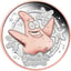 2 Unzen Silber Sponge Bob Schwammkopf Patrick Star 2025 (Auflage: 1.000 | teilvergoldet | Polierte Platte)