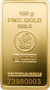100g Goldbarren Argor Heraeus