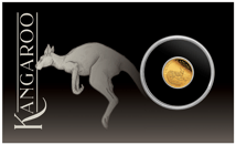 0,5g Gold Känguru Nugget 2025 Mini Roo (Polierte Platte)