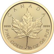 1/2 Unze Gold Maple Leaf 2024