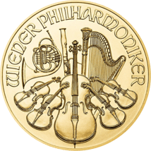 1/25 Unze Gold Wiener Philharmoniker 2022