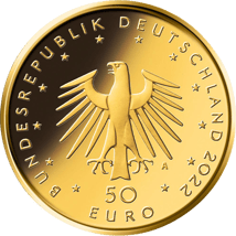 1/4 Unze Gold 50 Euro Konzertgitarre 2022 (Buchstabe A)