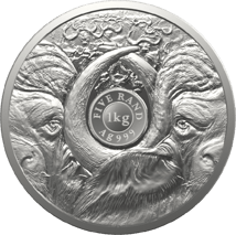 1 kg Silber Big Five II Büffel 2023 (Auflage: 100)