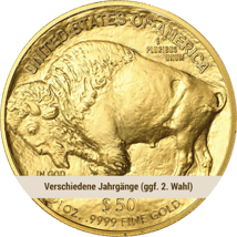 1 Unze Gold American Buffalo (verschiedene Jahrgänge | ggf. 2. Wahl)