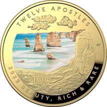 1 Unze Gold Zwölf Apostel 2023 PP (Auflage: 750 | gewölbt | coloriert | PP)