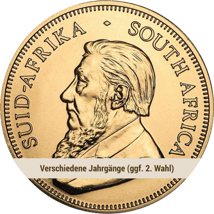 1 Unze Gold Krügerrand (verschiedene Jahrgänge | 2. Wahl)