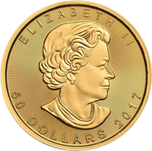 1 Unze Gold Maple Leaf 2017