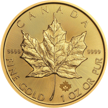 1 Unze Gold Maple Leaf 2019