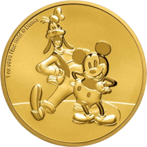 1 Unze Gold Mickey und Goofy 2021 (Auflage: 100)