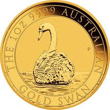 1 Unze Gold Perth Mint Schwan 2023 (Auflage: 5.000 Stück)