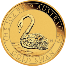 1 Unze Gold Perth Mint Schwan 2021 (Auflage: 5.000 Stück)