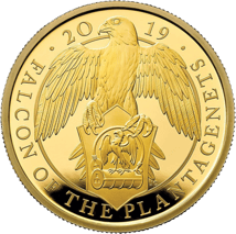 1 Unze Gold The Queen's Beasts The Falcon of The Plantagenets 2019 PP (Auflage: 400 Münzen)