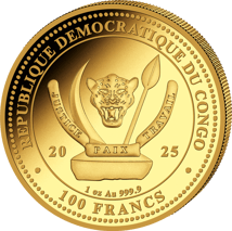 1 Unze Gold World's Wildlife Löwe 2025 (Auflage: 1.000)