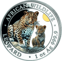 1 Unze Silber African Wildlife Leopard 2024 (Auflage: 5.000 | coloriert)