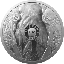 1 Unze Silber Big Five II Elefant 2021 (Auflage: 15.000 | 1. Motiv | im Blister)