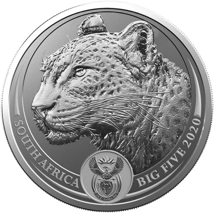 1 Unze Silber Big Five Leopard 2020 (Auflage: 15.000 | 4. Motiv | im Blister)