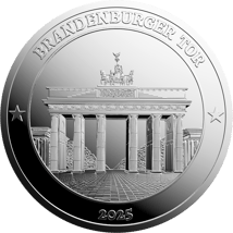 1 Unze Silber Brandenburger Tor (Auflage: 5.000 | Polierte Platte)