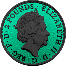 1 Unze Silber Britannia 2023 Glow in the Dark Reverse (Auflage: 50 | Ruthenium)
