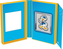 1 Unze Silber Donald Duck Shaped 2021 PP (Auflage:10.000 | Polierte Platte)