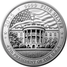 1 Unze Silber Donald Trump Make Gold Great Again 2025 (Auflage: 1.000 | Polierte Platte)