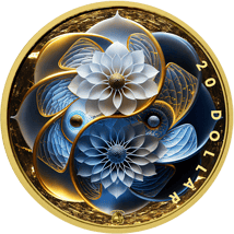 1 Unze Silber Sitzender Buddha 2025 (Auflage: 100 | teilvergoldet)