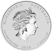 1 Unze Silber Lunar II Affe 2016 Privymark Löwe