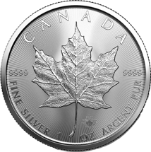 1 Unze Silber Maple Leaf 2023