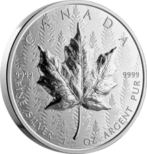 1 Unze Silber Maple Leaf Ultra High Relief 2024 (Auflage: 8.000 |  Reverse Proof)