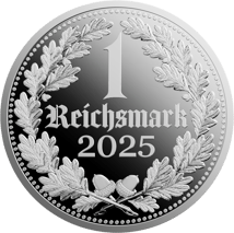 1 Unze Silber Reichsmark 2025 (Auflage: 5.000 | Polierte Platte)