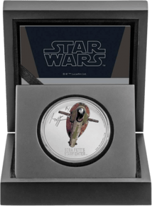 1 Unze Silber Star Wars Boba Fett's Starfighter 2022 PP (Auflage: 2.000 | Polierte Platte)